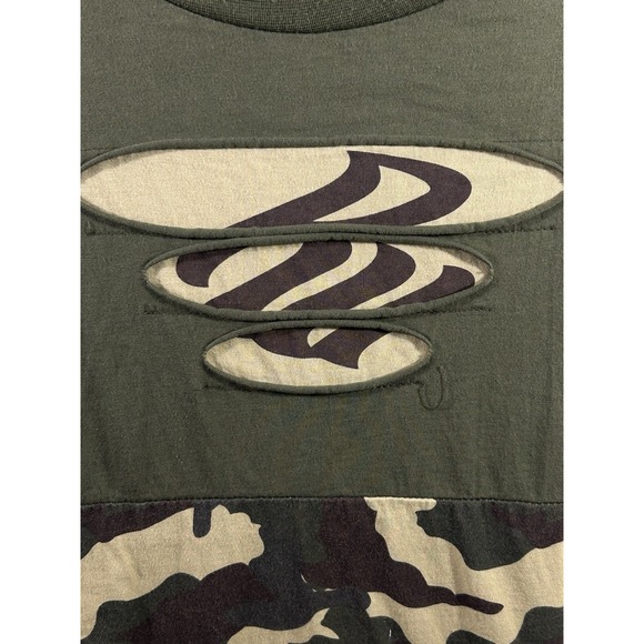 Rocawear‎ Y2K Shirt 3XL Green Camo Graphic Tee Men's Streetwear Baggy Fit - Picture 2 of 7
